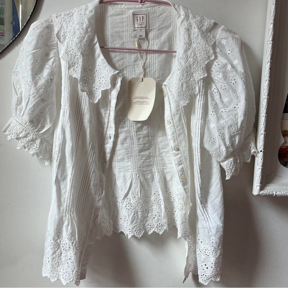 DÔEN Women's White Blouse